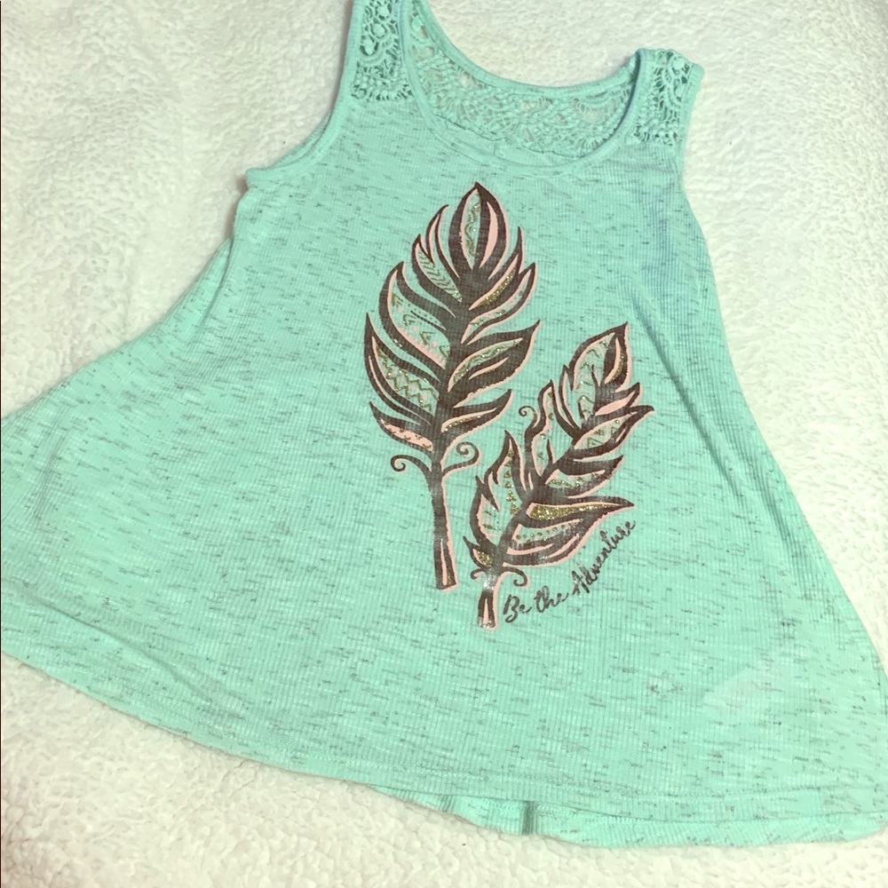 🎀GIRLS Super cute feather tank
